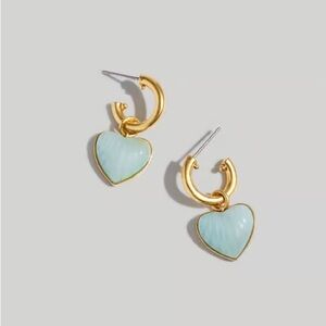 MADEWELL Gold-Plated Heart Earrings